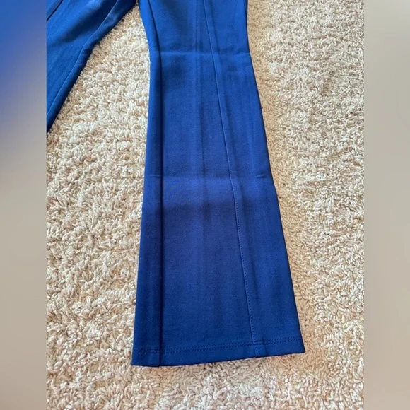 NWT TORY BURCH BLUE STRETCH PANTS Size XS - Picture 6 of 13